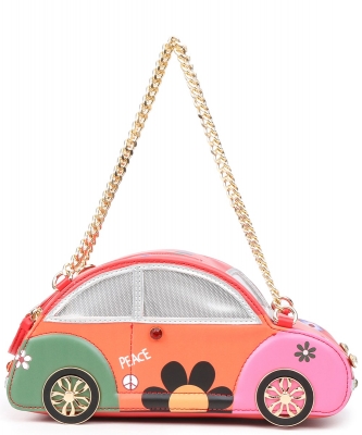 Car Style Clutch Bag Purses 1040 RED